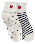 SHORT POLKA HEART SOCKS