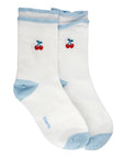 DOUBLE TRIM CHERRY SOCKS