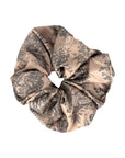 SATIN MOTIF SCRUNCHIES