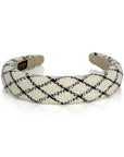 TWEED CRISS CROSS HAIRBAND