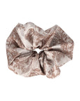 SATIN MOTIF SCRUNCHIES