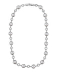 CLEAR FACET TENNIS NECKLACE