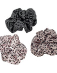 LEOPARD VELVET MOTIF SCRUNCHIE