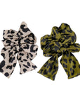 ANIMAL MOTIF BOW SCRUNCHIE