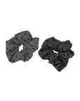 DARK TONES HEART SCRUNCHIES