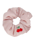 CHERRY PUFFY SCRUNCHIE