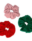 TERRY CLOTH SCRUNCHIES