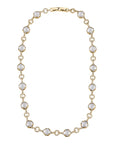 CLEAR FACET TENNIS NECKLACE