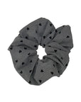 DARK TONES HEART SCRUNCHIES