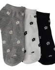 SHORT FLOWER SOCKS 4-PACK