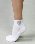 SHORT CRYSTAL SKULL SOCKS