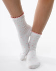 PINK LIGHT FRILL SOCKS 2-PACK