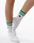 STRIPE HEART SOCKS 2-PACK