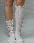 LONG CASHMERE BLEND SLOUCH SOCKS