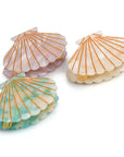 CELLULOSE METALLIC SEASHELL CLIP