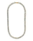 EMERALD CUT TENNIS NECKLACE