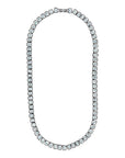 EMERALD CUT TENNIS NECKLACE