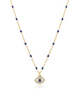 ROSARY EVIL EYE NECKLACE