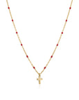 ROSARY CROSS NECKLACE