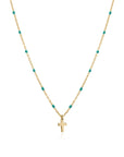 ROSARY CROSS NECKLACE