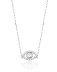 EVIL EYE CRYSTAL NECKLACE