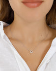 MINI PAVE STAR OF DAVID NECKLACE