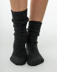 LIGHT WOOL BLEND SLOUCH SOCKS