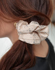 CRYSTAL EMBELLISHED SCRUNCHIE