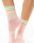 DOUBLE TRIM HEART SOCKS