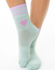 DOUBLE TRIM HEART SOCKS