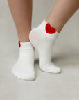 SHORT SMILING HEART SOCKS