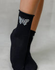 CRYSTAL BUTTERFLY SOCKS