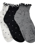 POLKA DOT FRILL SOCKS